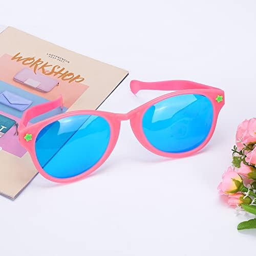 6 Pcs Jumbo Plastic Sunglasses Funny Party Glasses For Birthday Party Halloween Cosplay Supplies