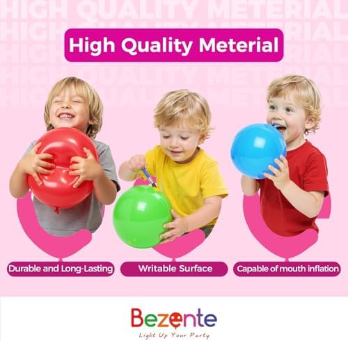 Bezente Coral Latex Party Balloons 150 Pack 5 inch