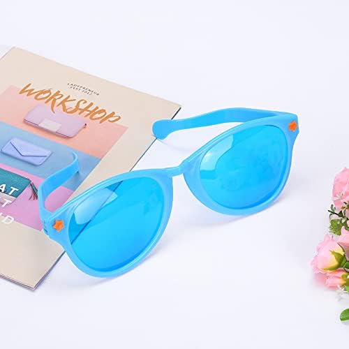 6 Pcs Jumbo Plastic Sunglasses Funny Party Glasses For Birthday Party Halloween Cosplay Supplies