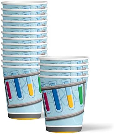 Super Science Birthday Party Supplies Set Plates Napkins Cups Tableware Kit for 16