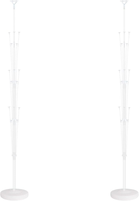 Balloon Column Stand Kit Set of 2 - Balloon Stand with Base, and Pole,Balloon Tower Backdrop Decoration for Wedding, Baby Shower, Birthday Party, or Bachelorette Parties