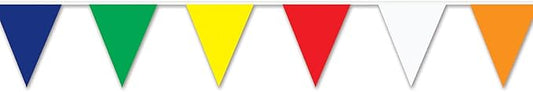 Beistle 50702-MC Outdoor Pennant Banner, 17 by 30-Feet