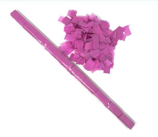 Ultimate Confetti - Pink Tissue Confetti - Speed Load Cannon Sleeve (1/4lb)