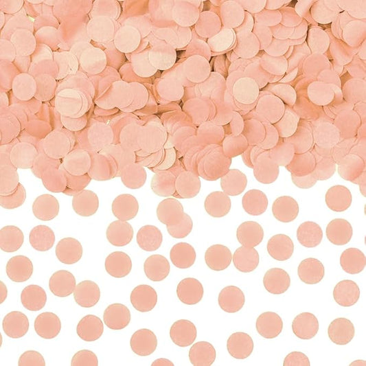0.5LBS Confetti, Champagne Gold Biodegradable Confetti - Rectangular Fluttering Tissue Paper Confetti for Cannon and Launcher use – Parties, Concerts and Weddings for Events (0.5Lbs Champagne Gold)