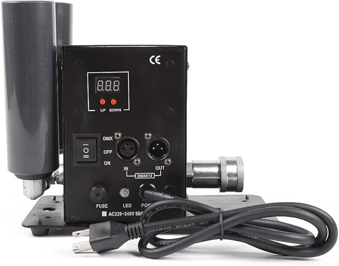 Stage Fog Maker CO2 Jet Machine, 2 Channels CO2 DMX Cannon Air Column CO2 Jet Machine Night Club Bar DJ Party Stage Show Jet Effect Fogger Smoker