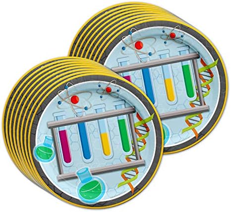 Super Science Birthday Party Supplies Set Plates Napkins Cups Tableware Kit for 16