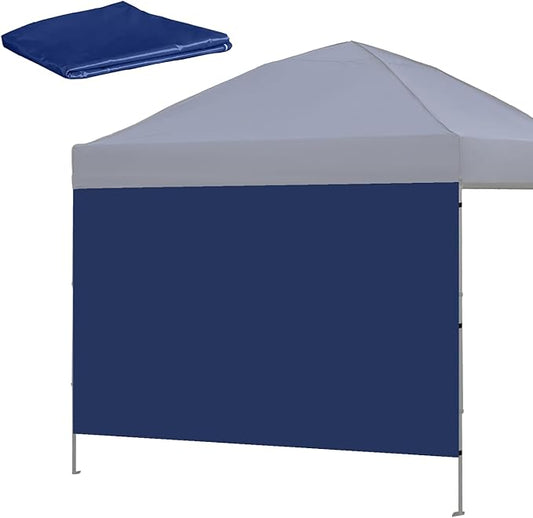 Instant Canopy Tent SunWall Waterproof Tent Sidewalls for 10x10 Pop Up Canopy 1 Pack Sidewall Only, Navy Blue