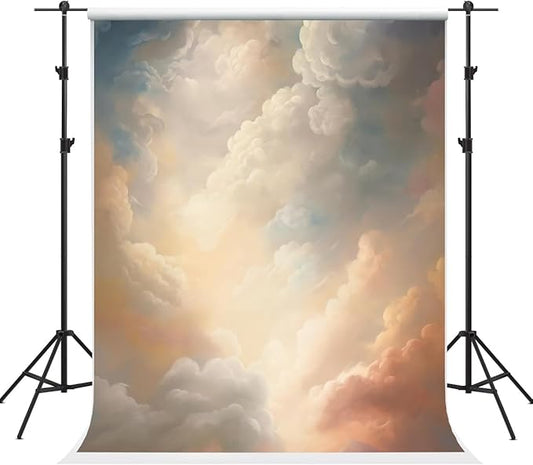 Kate 8×8ft Sky Clouds Backdrop Photography Sunny Dreamy Wonderland Photography Photography Family Party Backgrounds Photography Studio Props Photos Videos