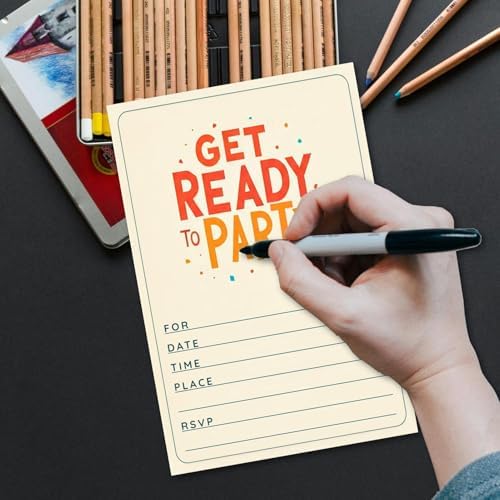 Get Ready To Party Invitations, All Occasions, Wedding, Birthday