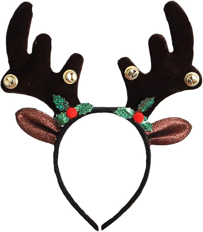 Myuilor Reindeer Antlers Headband Christmas and Easter Party Headbands Deer