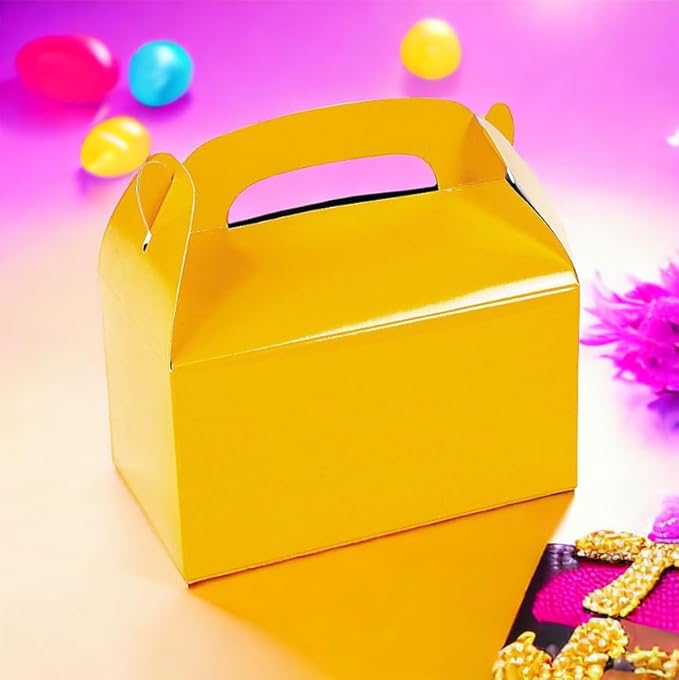Oojami 24 Pack Treat Boxes Party Favor Boxes Paper Gift Boxes for Birthday Party Gable boxes (Assorted)