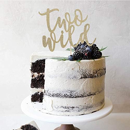 Two Wild Birthday Cake Toppers-two Cake Toppers, Two Wild Party Decorations, Baby Shower Photo Props, Photo Studio Photo Props, Smash Cakes.