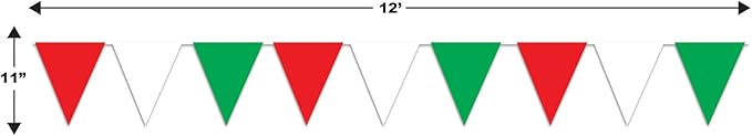 RWG Indoor/Outdoor Pennant Banner Party Accessory