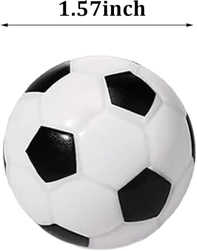 24Pcs Soccer Ball Cupcake Toppers Foam Football Cupcake Food Picks for Sport Balls Theme Baby Shower Wedding Birthday Party Cake Decorations Supplies