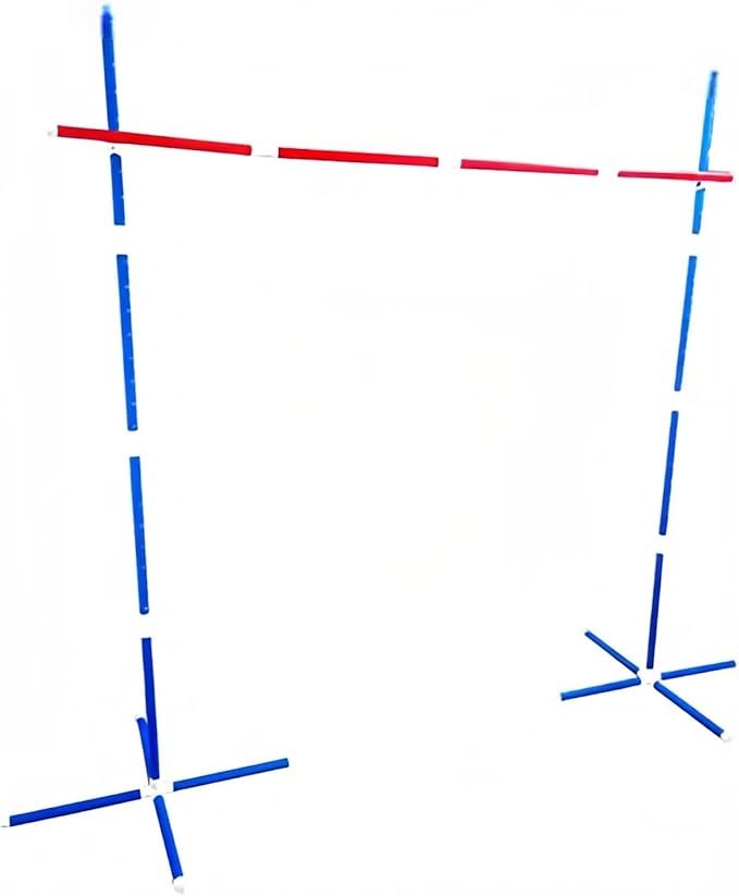 46-Piece Limbo Game for Kids and Adults - Professional Indoor/Outdoor Limbo Set Party Games, Backyard Carnival Games, Beach Lawn Games, Luau Birthday Game with Carry Bag