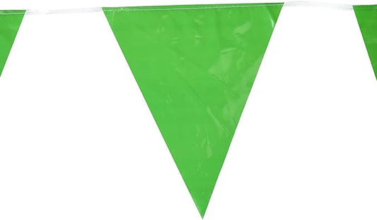 Indoor/Outdoor Pennant Banner (green) Party Accessory (1 count) (1/Pkg)