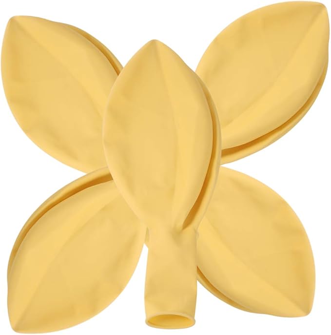 36 Inch Giant Latex Balloons, Neo LOONS Pastel Yellow Rainbow Balloons Large Macaron Balloons for Birthdays Weddings Receptions Festival Party Decoration, Pack of 5 Pcs