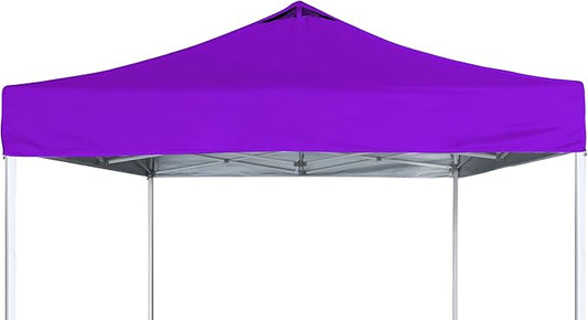 SCOCANOPY Commercial 10x10 Pop Up Canopy Replacement Cover Top with Air Vent,Canopy Cover ONLY, (Purple)