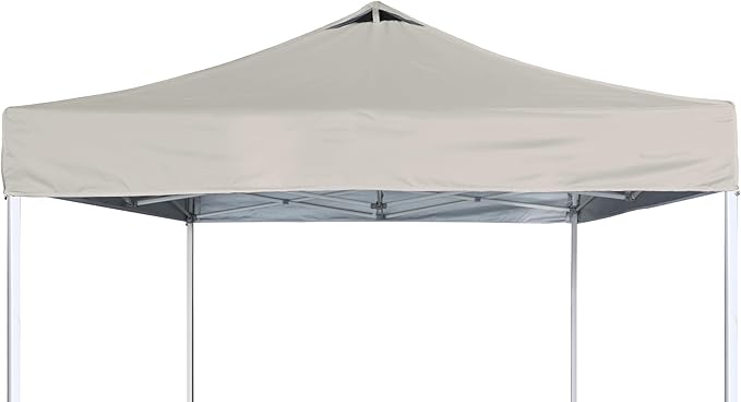 SCOCANOPY Commercial 10x10 Pop Up Canopy Replacement Cover Top with Air Vent,Canopy Cover ONLY, (Beige)