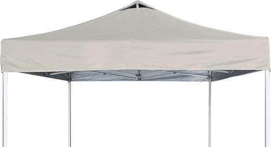 SCOCANOPY Commercial 10x10 Pop Up Canopy Replacement Cover Top with Air Vent,Canopy Cover ONLY, (Beige)