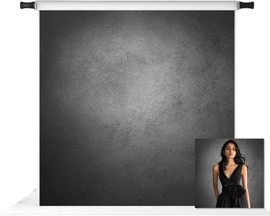 Kate 10x10ft Gray Abstract Backdrop for Photography Grey Portrait Textures Photo Background Old Master for Photoshoot