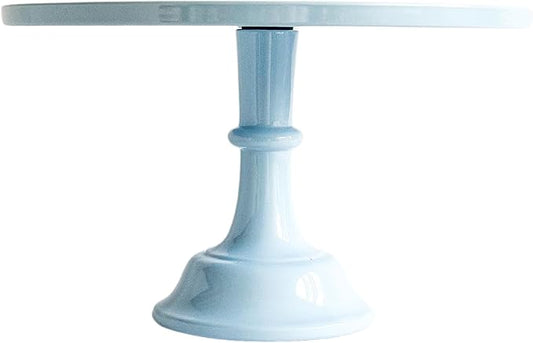 Sprinkles & Confetti Elegant 11" Pale Blue Cake Stand by | Durable Melamine Display for Weddings, Baby Showers, Birthdays, Brunches, Dessert Tables & Party Celebrations
