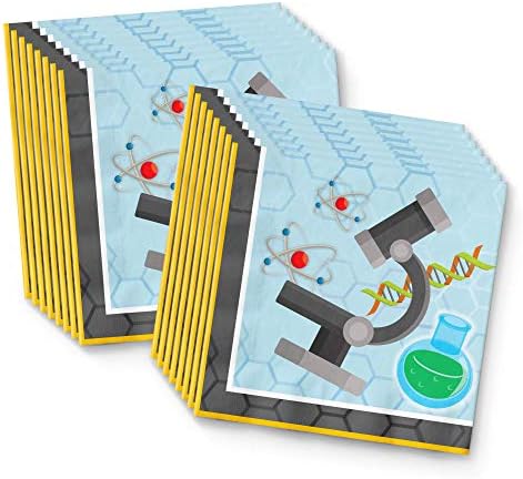 Super Science Birthday Party Supplies Set Plates Napkins Cups Tableware Kit for 16