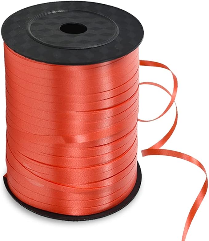 TONIFUL 500 Yards Curling Ribbon-Balloon Ribbon-Balloon String for Art&Craft Decor,Gift Wrapping,Ribbons and Bows for Valentine's Day Graduation Mothers Day Birthday Gifts (Red)
