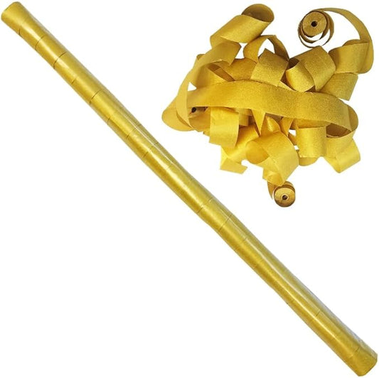 Ultimate Confetti - Gold Shimmer Tissue Paper Streamers - 20 Rolls (1" x 30')