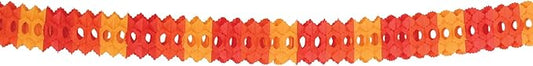Beistle Tissue Paper Thanksgiving Arcade Garland Harvest Autumn Fall Party Decorations