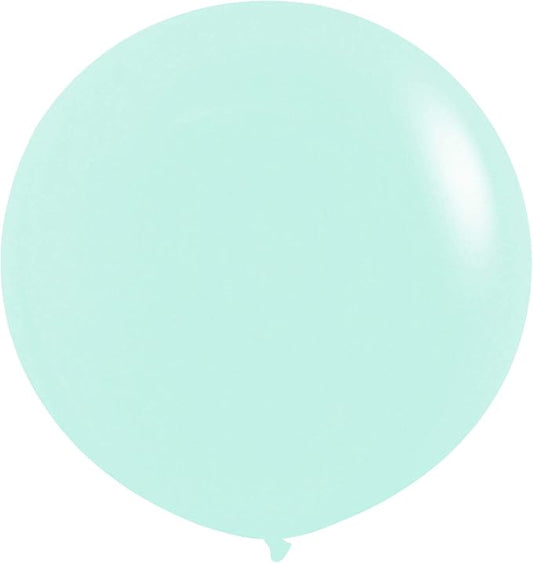36 Inch Giant Latex Balloons, Neo LOONS Pastel Mint Green Rainbow Balloons Large Macaron Balloons for Birthdays Weddings Receptions Festival Party Decoration, Pack of 5 Pcs