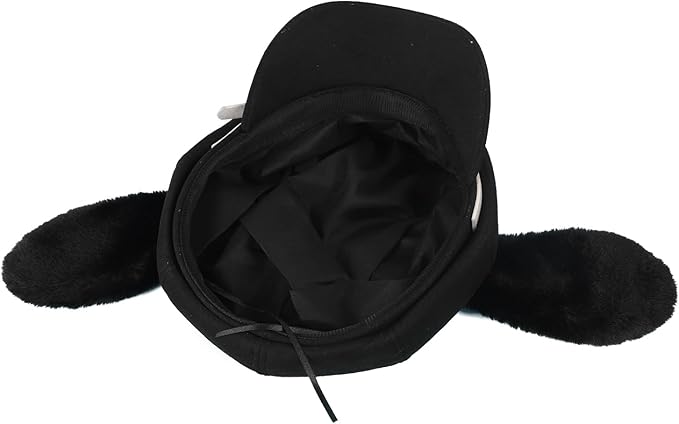 JIAHG Sweet Puppy Ears Beret Hat Cute Bunny Animal Ear Lolita Cabbie Cap Adjustable French Painter Y2K Fashion Beanie Cap