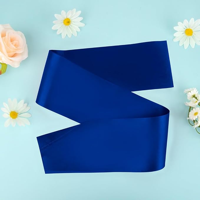 Birthday Sash For Men 4pcs Royal Blue Sashes Homecoming Royalty Sashes Navy Blue Sashes Dark Blue Bachelor Sash for Homecoming, Party Supplies Graduation, Weeding, Beauty Pageant, Make Your Own Sahes