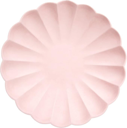 Meri Meri Compostable Party Plates, Pack of 8 Plates for Parties and Occasions, Single Use, Compostable/Disposable