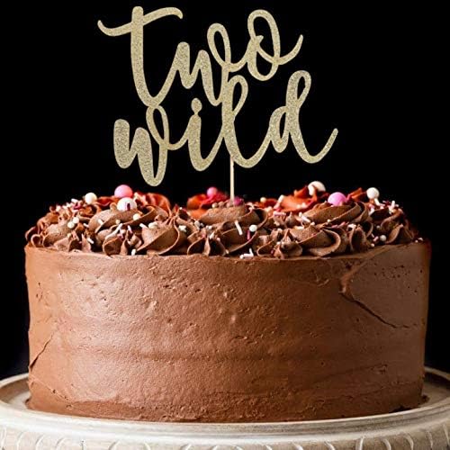 Two Wild Birthday Cake Toppers-two Cake Toppers, Two Wild Party Decorations, Baby Shower Photo Props, Photo Studio Photo Props, Smash Cakes.