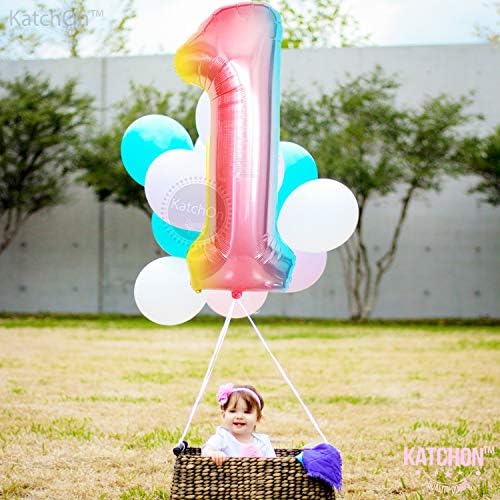 KatchOn Number One Balloon for First Birthday 40 Inch