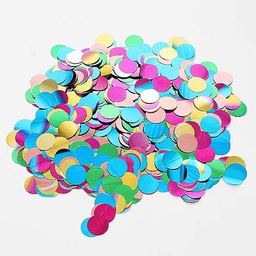 Rainbow Confetti Balloons, 25 Pcs Thickened 12 Inch Clear Latex Balloon with Colorful Confetti Inside for Graduation Engagement Bridal Shower Party Baby Shower Birthday Party Decorations Supplies