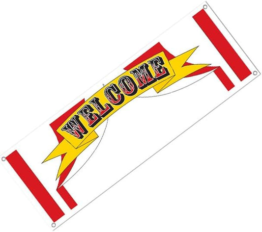 Welcome Sign Banner Party Accessory (1 count) (1/Pkg)