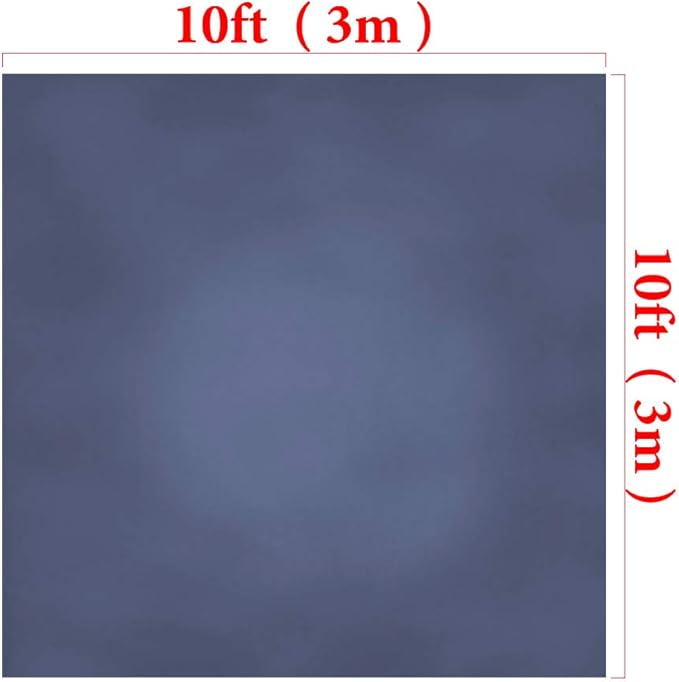 Kate 10x10ft/3x3m Blue Video Backdrop Blue Photo Backdrop Abstract Photography Backdrops Portrait Backgrounds Kate Backdrop