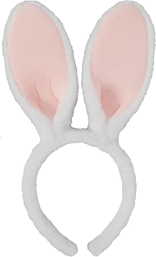 Olivemont Easter bunny ears headband for rabbit pretend play plush costume