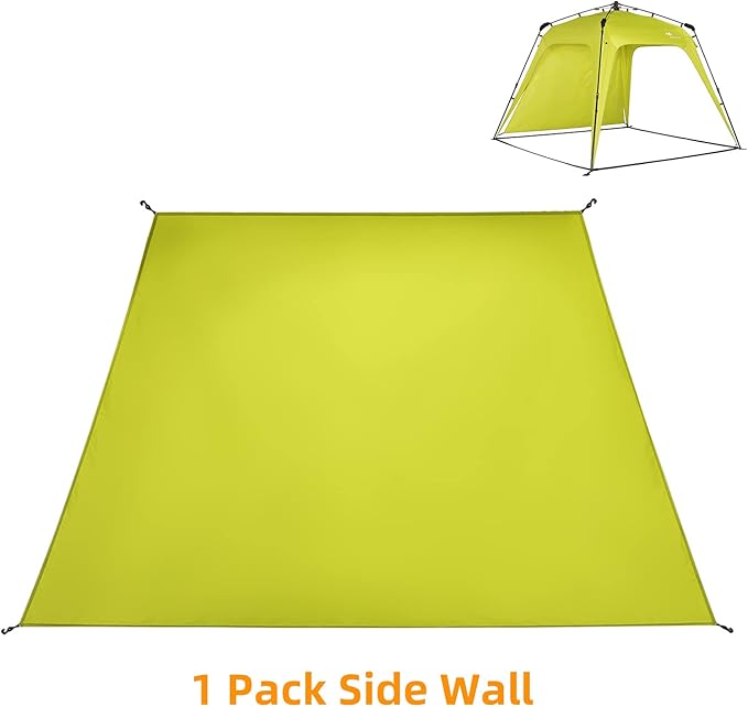 Sunwall for Pop Up Canopy Instant Shade Tent 8.2' X 8.2', Detachable Flap Sun Shade Side Wall Accessory to Block Sun, Wind, and Rain, 1 Pack Sidewall Only