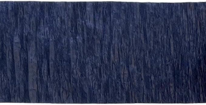 Navy Blue and Silver Metallic Crepe Paper Streamers, 4 Rolls Total