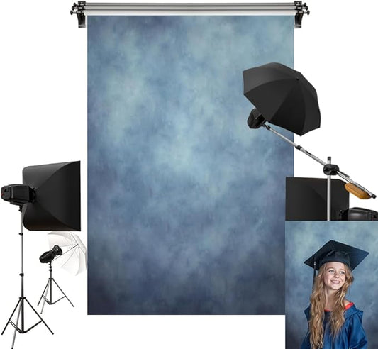 Kate 6.5x6.5ft/2x2m Blue Photography Backdrops Retro Cyan Background Photo Studio Props