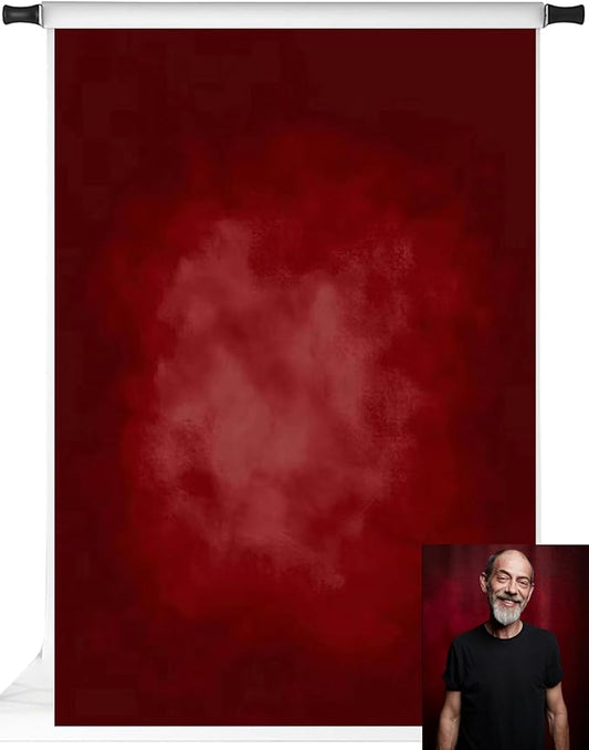 Kate Red Photography Backdrops Abstract Photo Backdrop Poratrait Background for Photoshoot, 5x7ft