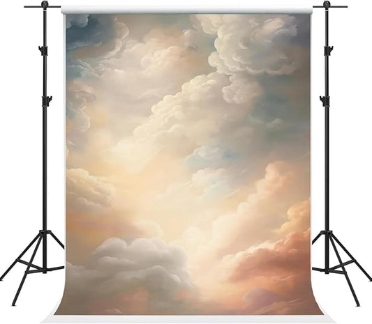 Kate 57ft Sky Clouds Backdrop Photography Sunny Dreamy Wonderland Family Party Backgrounds Studio Props Photos Videos