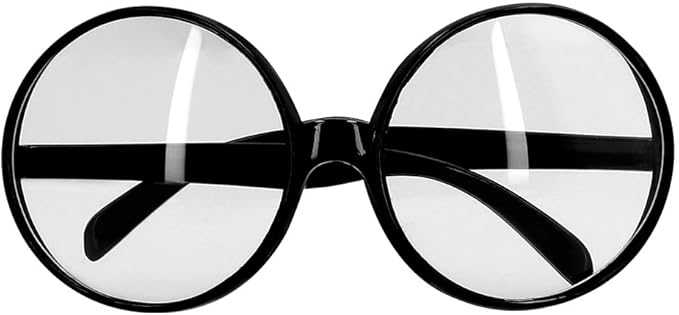 Boland 02674 Nerd Party Glasses for Carnival, Theme Party and JGA, Costume Accessory