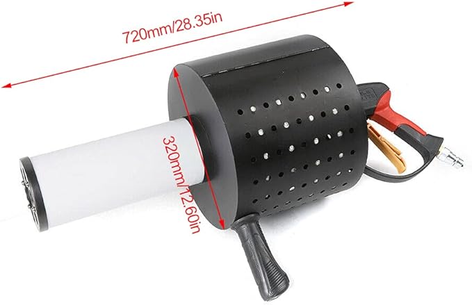 LED CO2 Jet Confetti Machine, Cannon CO2 Confetti Gun Fogger Handheld CO2 Cyro Kit CO2 Confetti Machine for Party DJ Disco, 28''x13''x13'',(BIMLLCR1113US1)