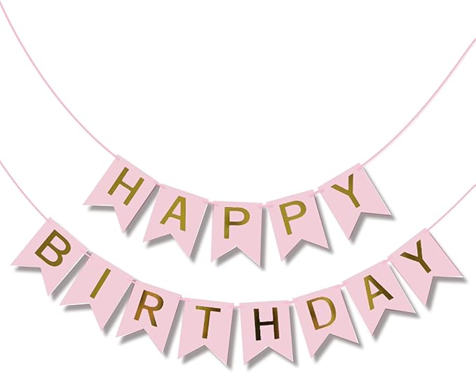 Happy Birthday Banner Party Banner Birthday Hanging Decoration for Women Men Girls Boys Adults Pets Party Backdrop Wall Decor Party Supplies