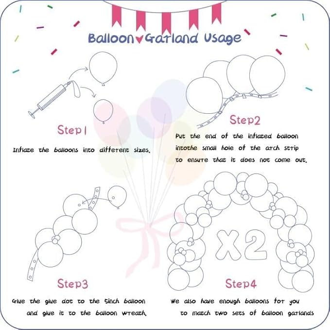 412pcs Light Blue Balloons Different Sizes 18 12 10 5 Inch, baby blue balloon Arch Kit for Birthday Gender Reveal Baby Shower Party Decoration