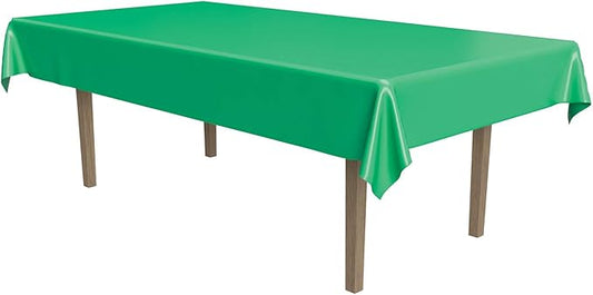 Masterpiece Plastic Rectangular Tablecover (green) Party Accessory (1 count) (1/Pkg)